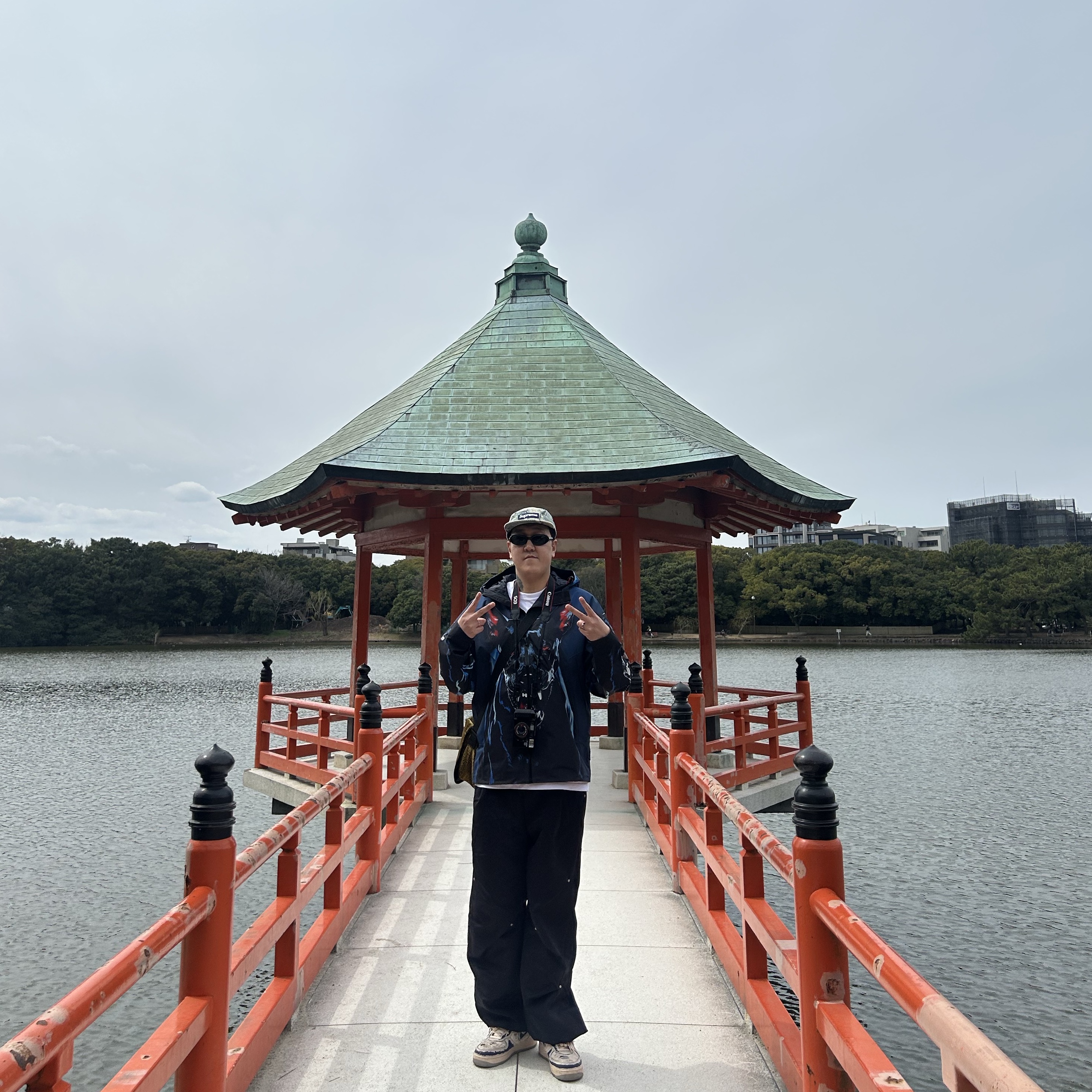 Palace Gore-Tex 2L P-Tek Jacket K-Nein Print - 26SS 착용 스타일