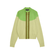 Edward Cuming Half Moon Racer Zip-Up Green - 26SS