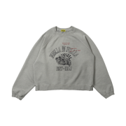 SUPERVELOCE Miglia Dark Raglan Sweatshirt Dust Gray