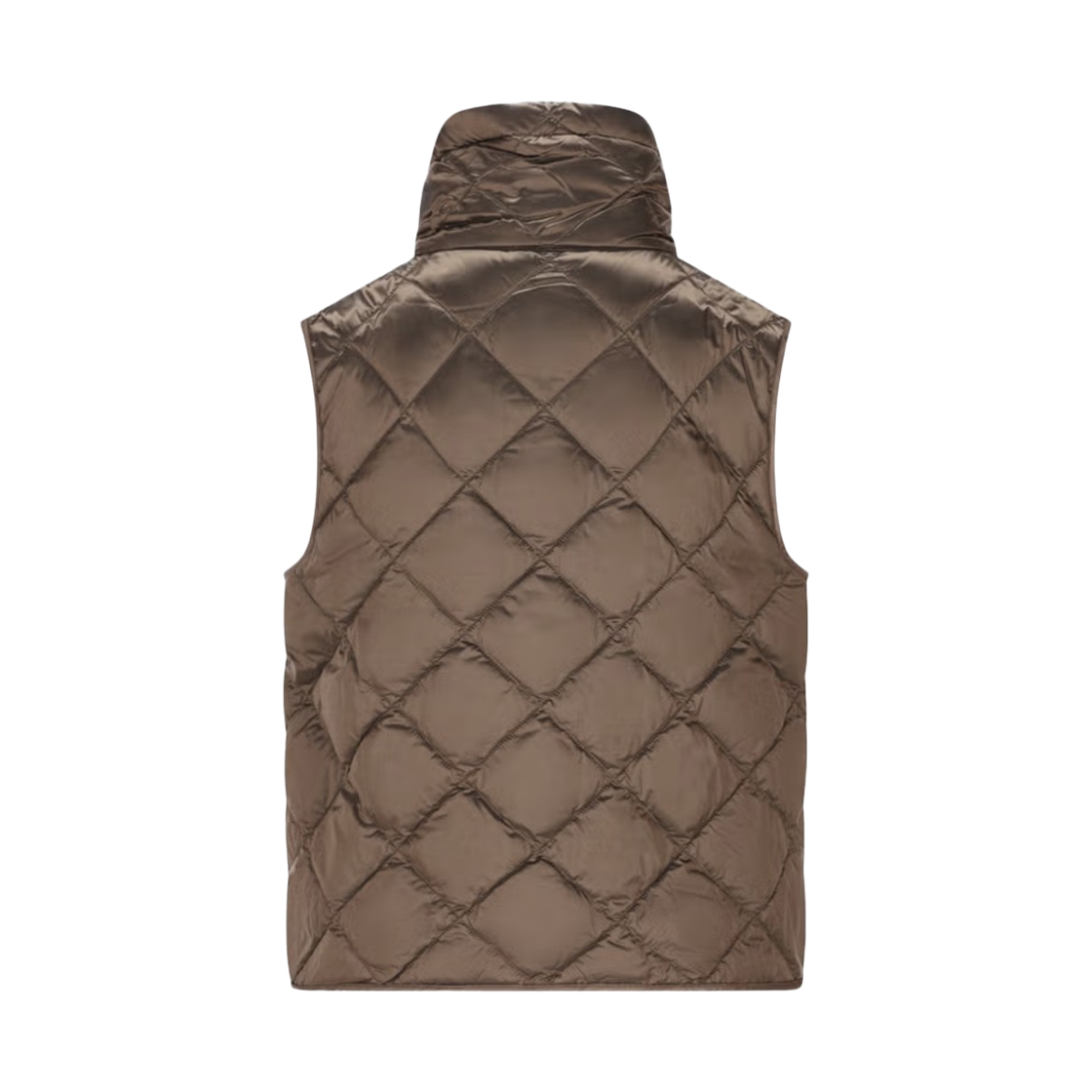 (W) 막스마라 더 큐브 트레깃 발수 캔버스 숏 질레 브라운((W) Max Mara The Cube Tregic Water-Repellent Canvas Short Gilet Brown) - 2