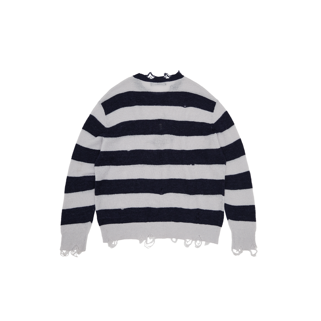 메아 빈티지 스트라이프 라이트웨이트 니트 네이비(MEA Vintage Striped Lightweight Knit Navy) - 2