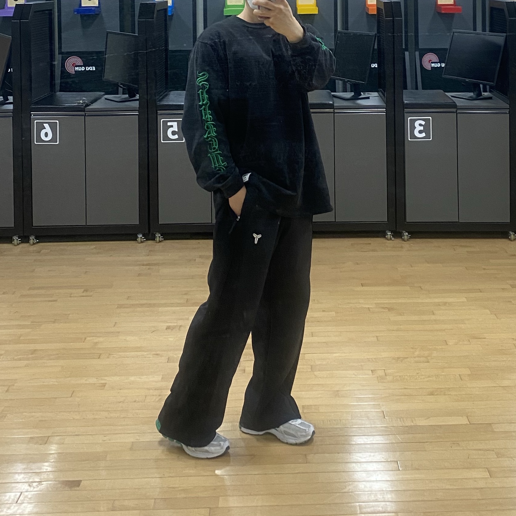 Nike Kobe Details Pleated Pants Black - Asia 착용 스타일