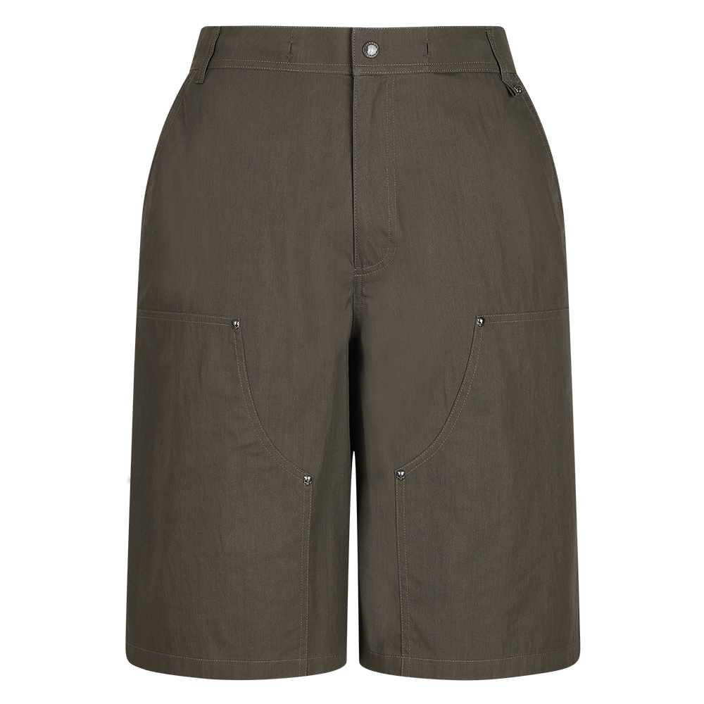 하이드로겐 남성 버뮤다 더블니 반바지 브라운(HYDROGEN Men’s Bermuda Double-Knee Shorts Brown)