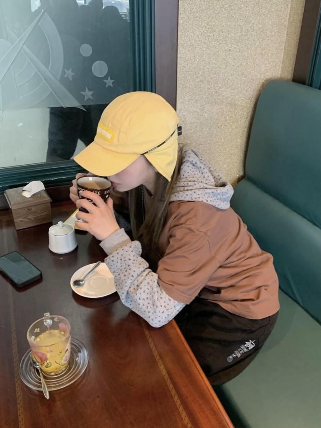 Stussy Washed Canvas Big OL' Jean Black 착용 스타일