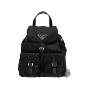 Prada Re-Nylon Mini Backpack Black
