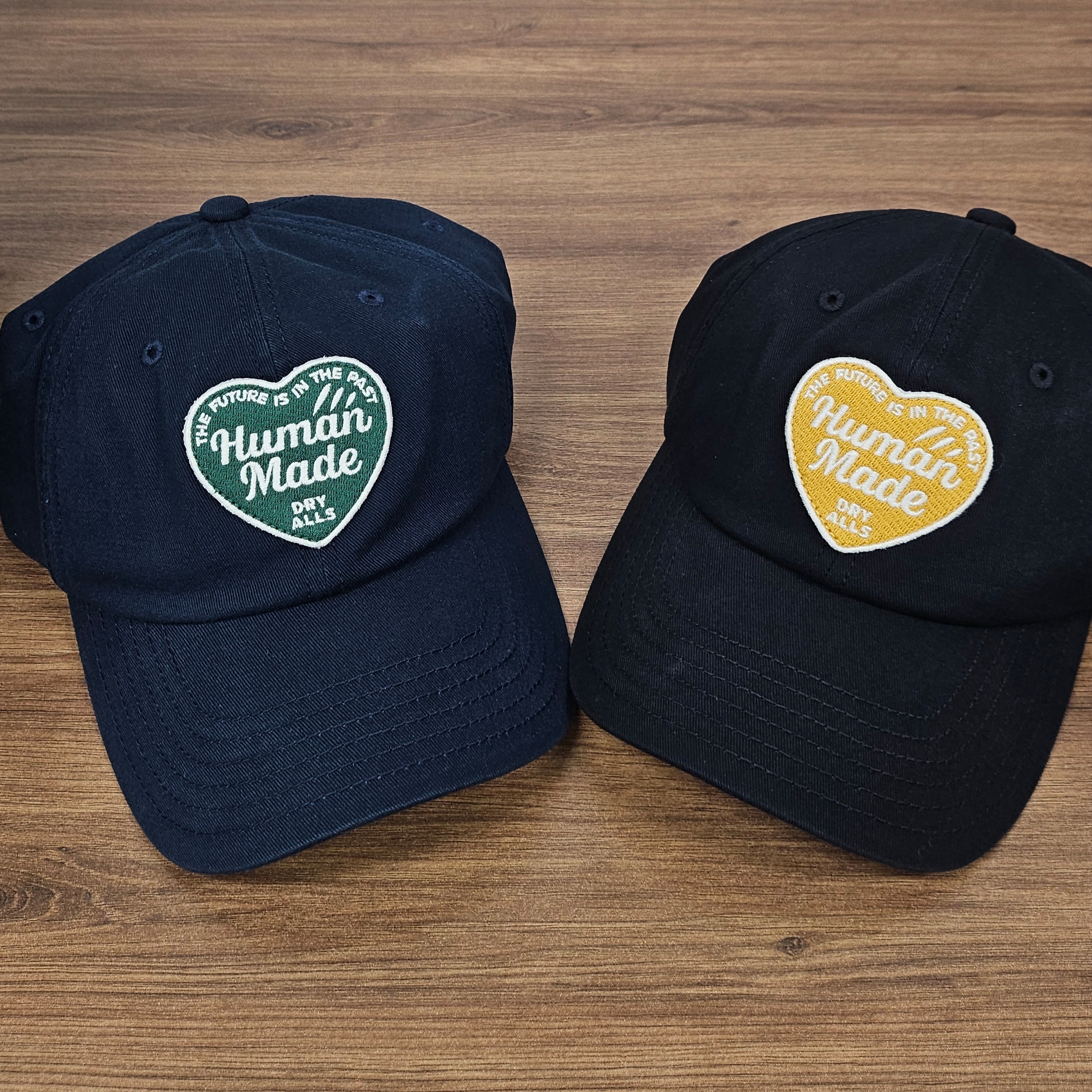 Human Made 6 Panel Twill Cap Navy, Human Made 6 Panel Twill Cap Black 착용 스타일