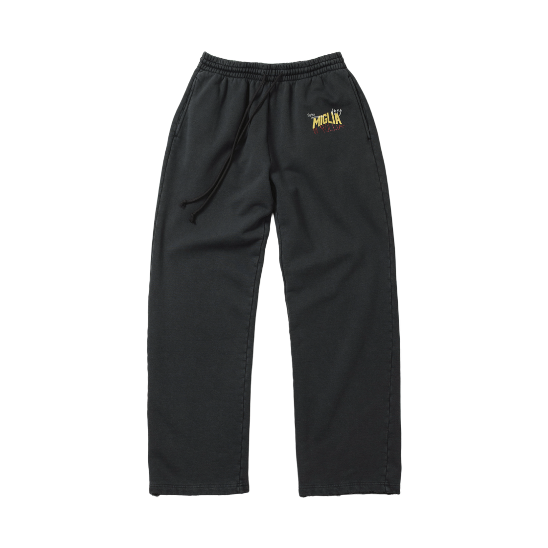 슈퍼벨로체 밀리아 스트레이트 스웻팬츠 다크차콜(SUPERVELOCE Miglia Straight Sweatpants Dark Charcoal)