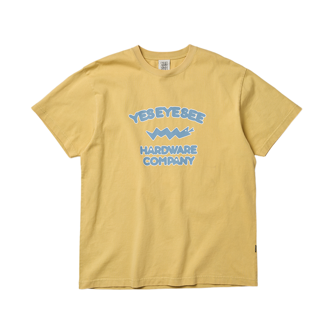 [더블적립]예스아이씨 에스엔 하드웨어 워시드 티 라이트 머스타드([더블적립]YESEYESEE SN Hardware Washed Tee Light Mustard)