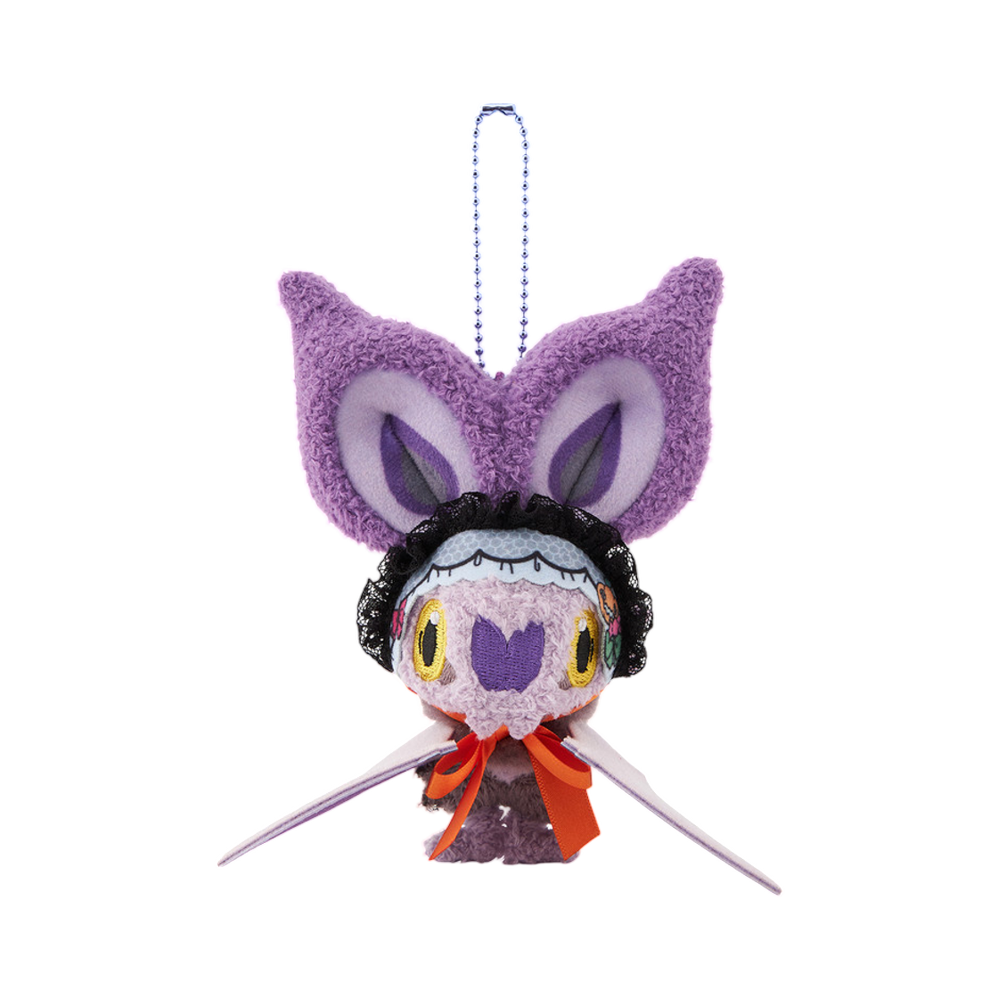 포켓몬센터 마스코트 키링 할로윈 고스트 샤또 음뱃(Pokemon Center Mascot Keychain Halloween Ghost Chateau Noibat) - 1