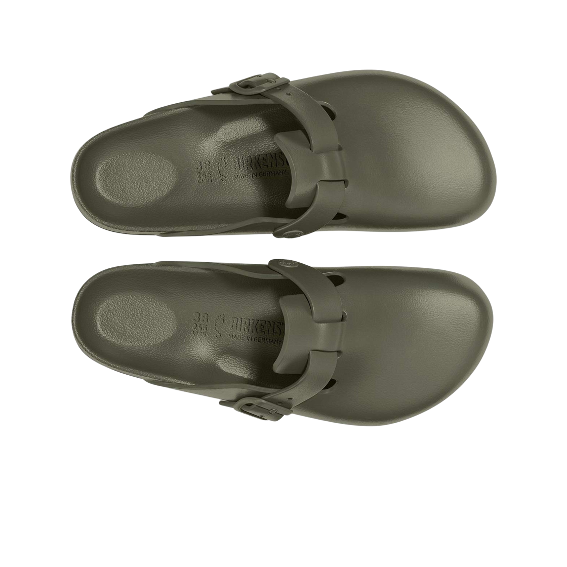 버켄스탁 보스턴 에센셜 에바 카키 - 내로우(Birkenstock Boston Essentials Eva Khaki - Narrow) - 2
