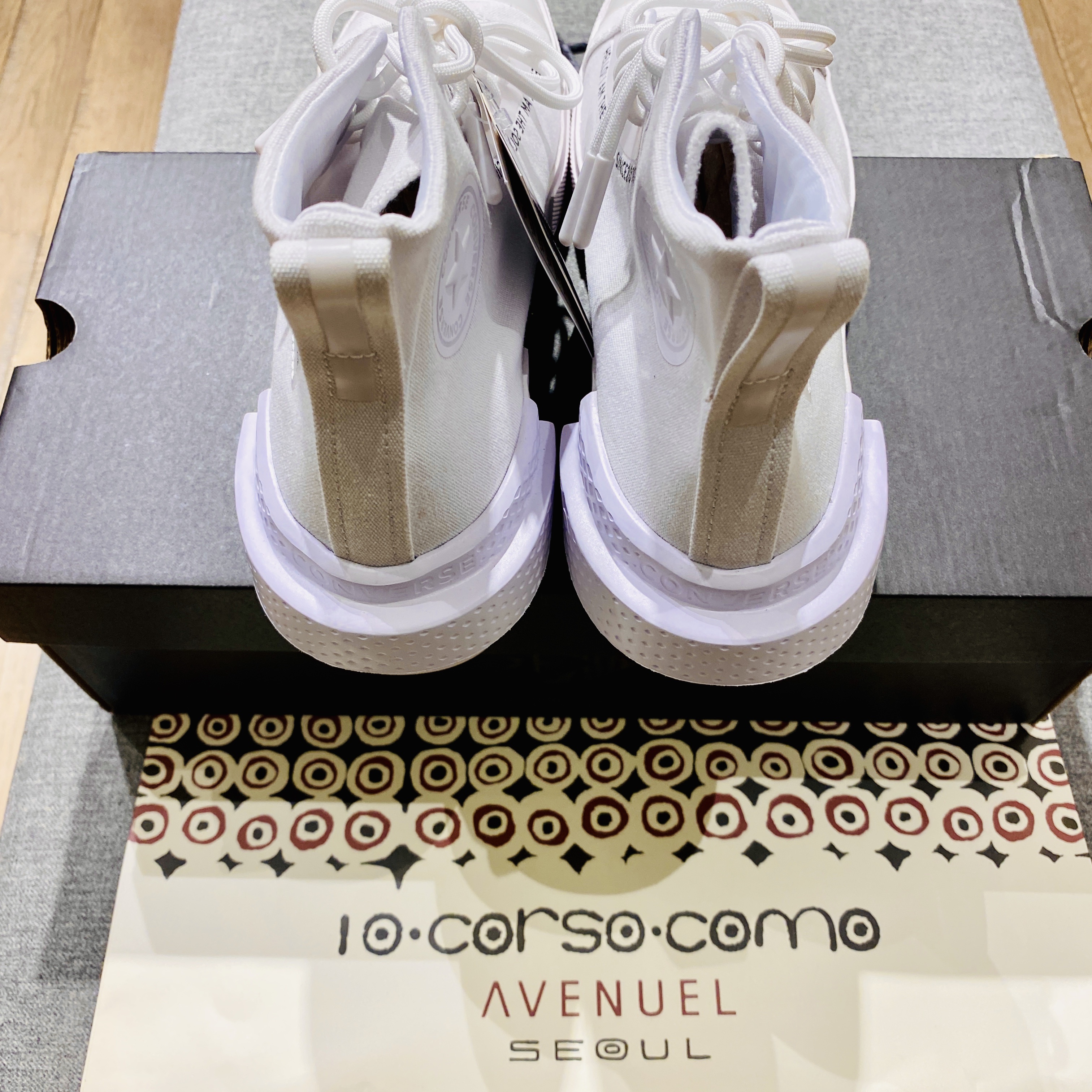 Converse x Takahiromiyashita The Soloist All Star Disrupt CX Hi White 착용 스타일 - 3