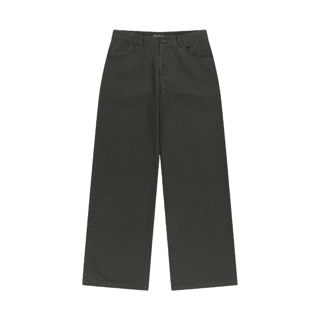 코이세이오 038 베이직 코튼 팬츠 다크 그레이(COYSEIO 038 Basic Cotton Pants Dark Grey)