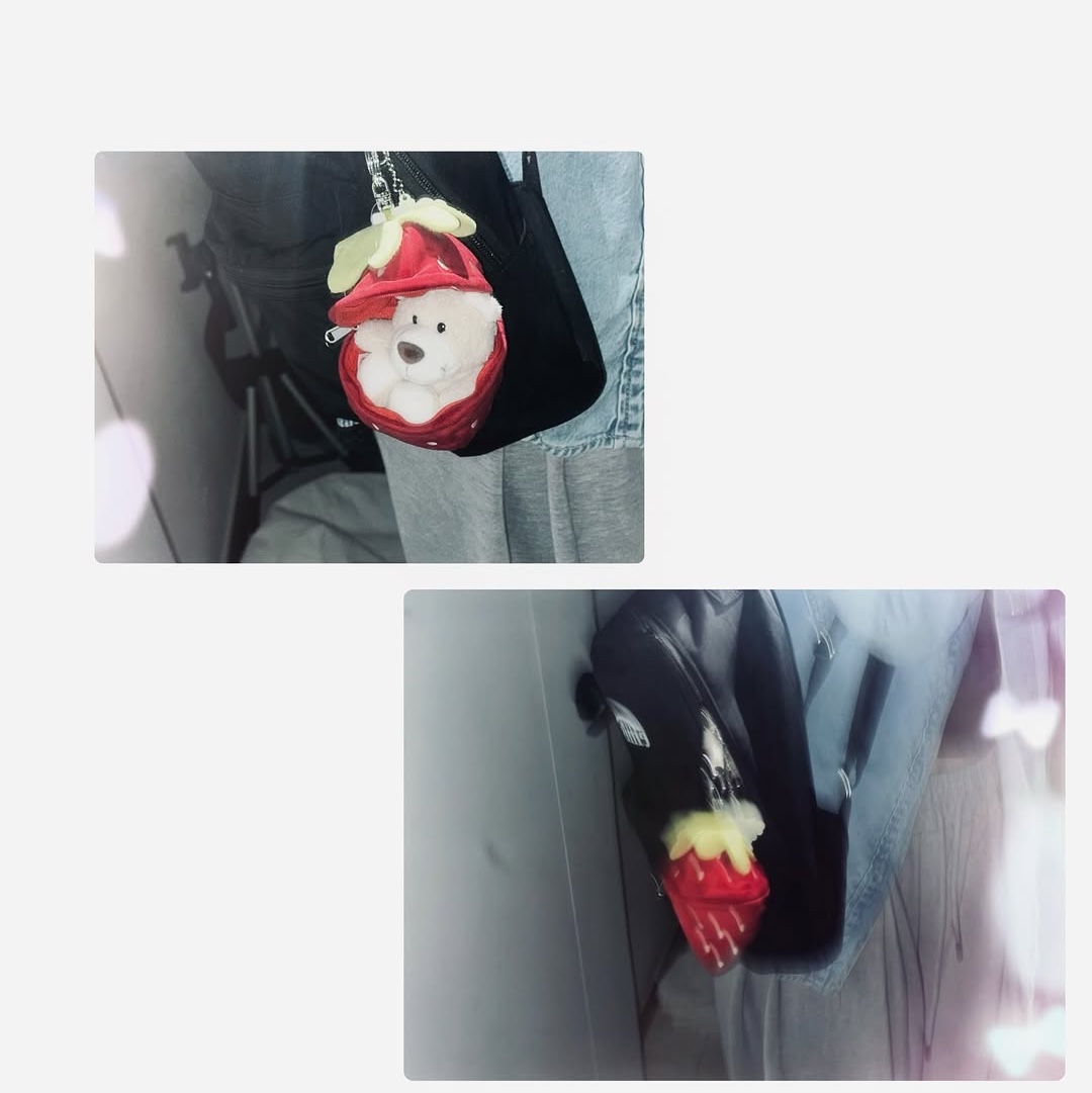 [KREAM 단독] NICI Soft toy bear Bendix 13cm with key chain in strawberry GREEN, [KREAM 단독] NICI 10cm Dropping Ears Rabbit BB 착용 스타일 - 5