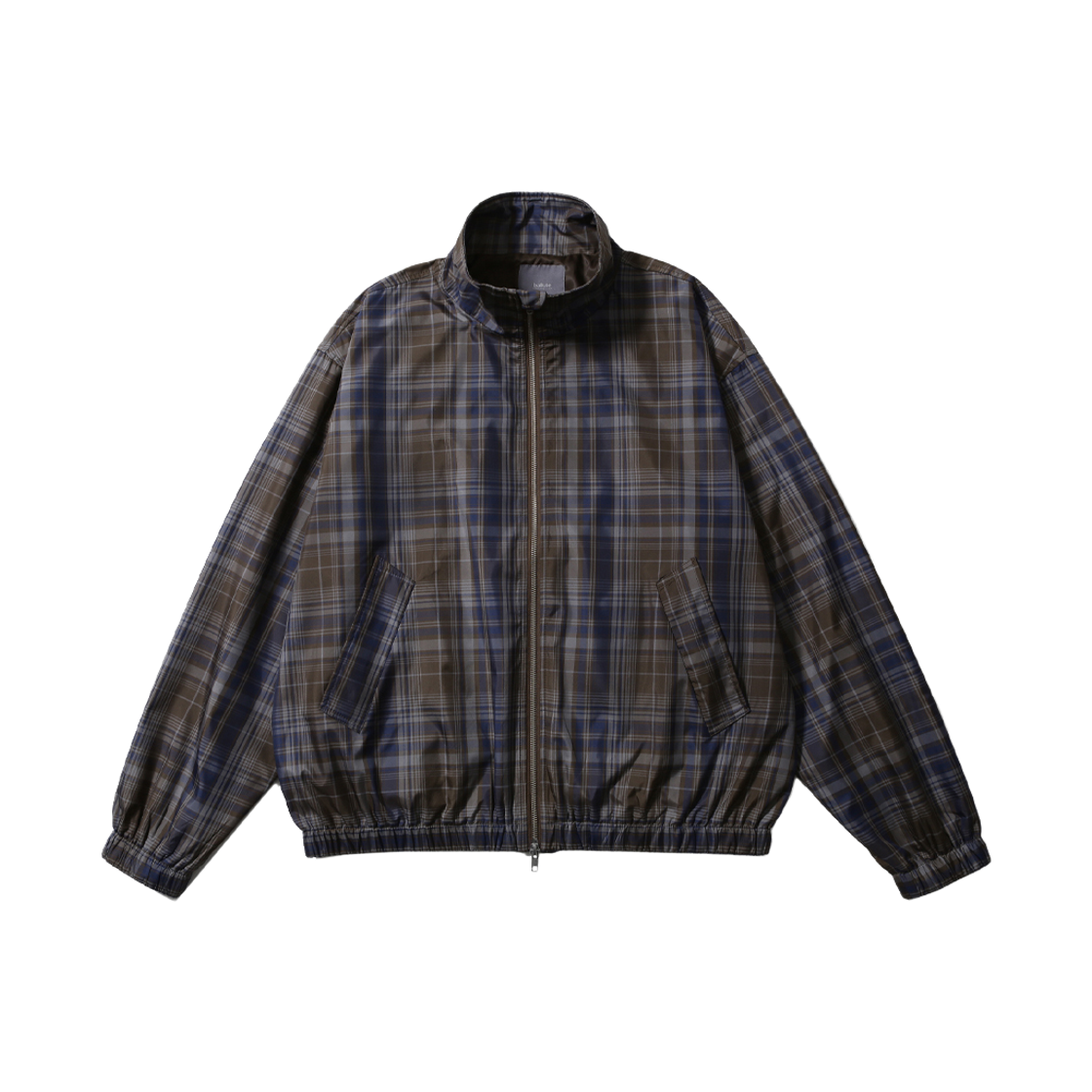 발루트 리버스 라이닝 체크 집업