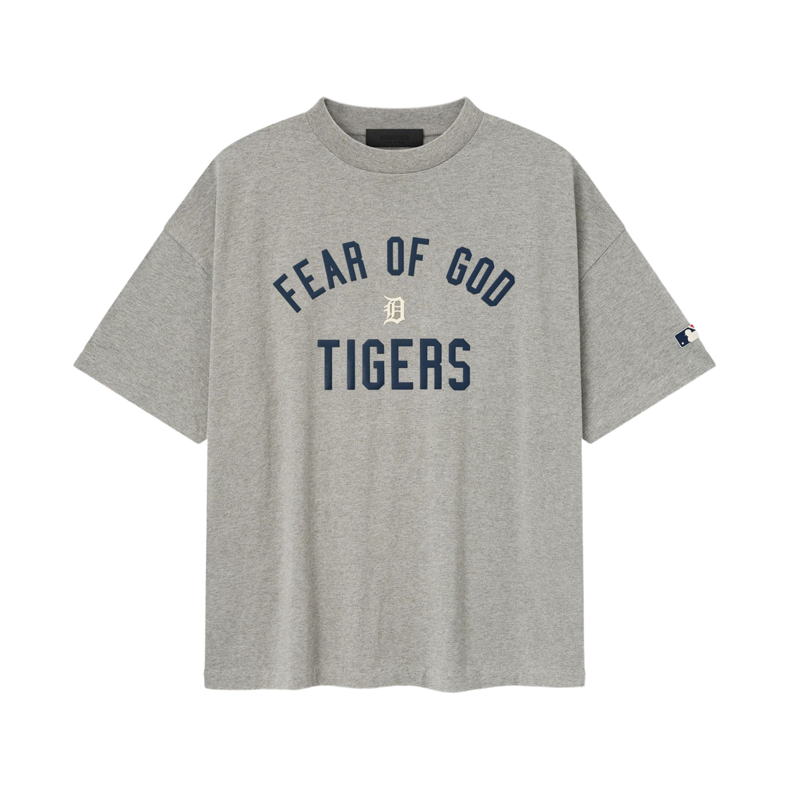 에센셜 x MLB 디트로이트 타이거즈 90s 티셔츠 콘크리트 헤더 - 25FW(Essentials x MLB Detroit Tigers 90s T-Shirt Concrete Heather - 25FW) - 1
