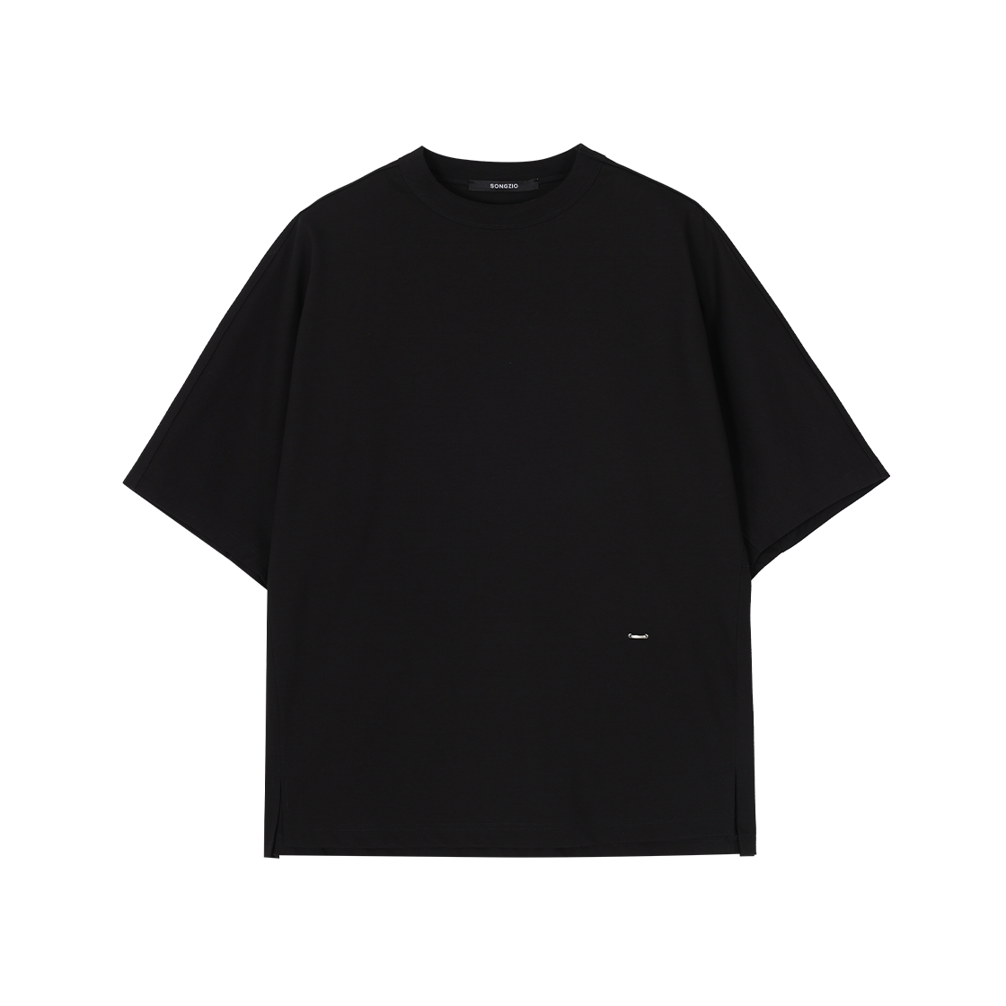 송지오 컬렉션 폴립티크 커브드 티셔츠 블랙(SONGZIO COLLECTION Polyptych Curved T Shirt Black) - 2