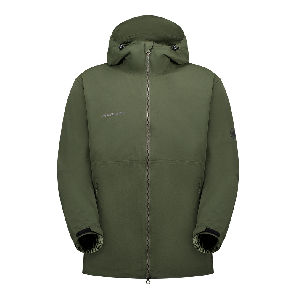 마무트 하이킹 윈드브레이커 후디드 자켓 AF 맨 카키(MAMMUT Hiking WB Hooded Jacket AF Men Khaki) - 1