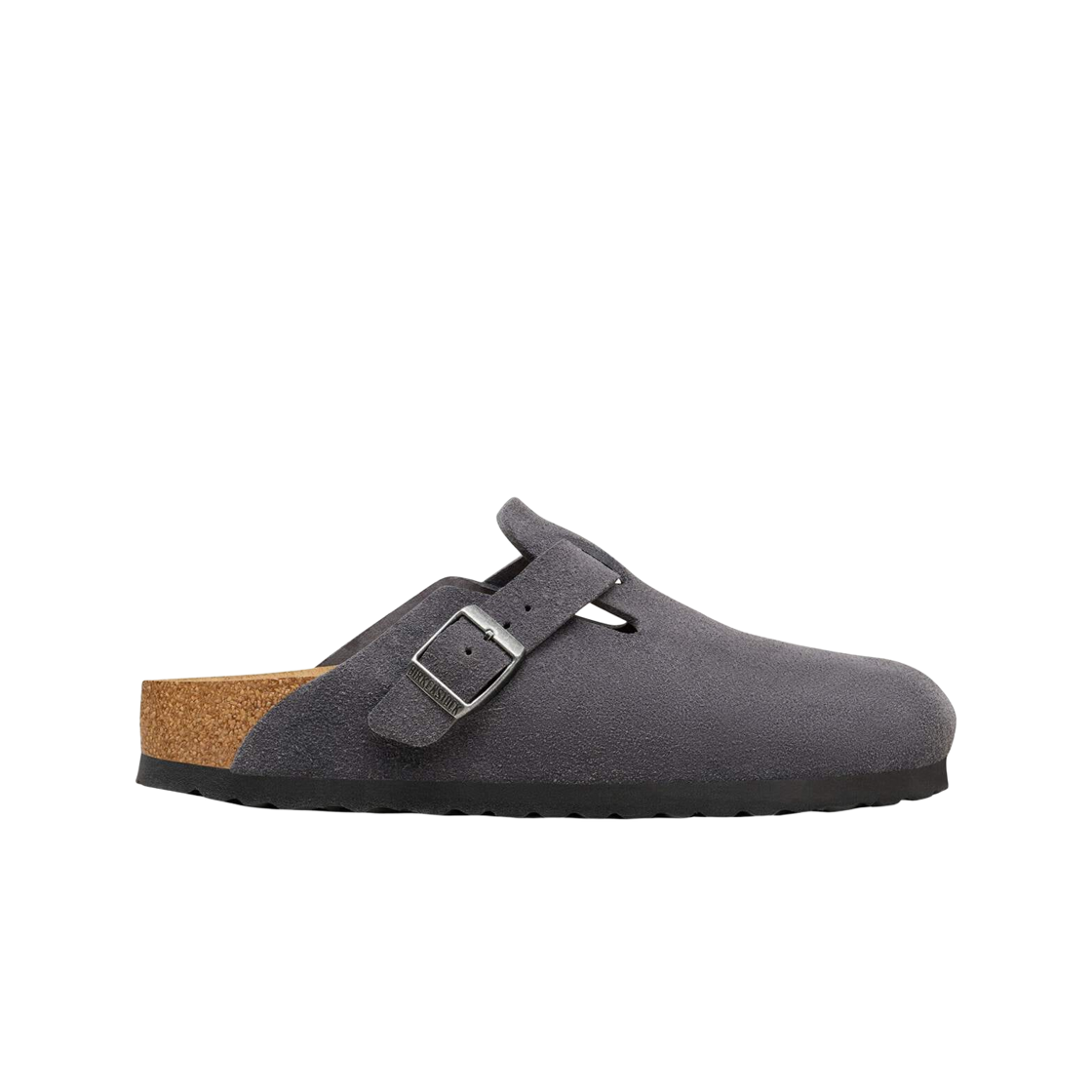 1031678 Birkenstock Boston Suede Leather Charcoal - Narrow