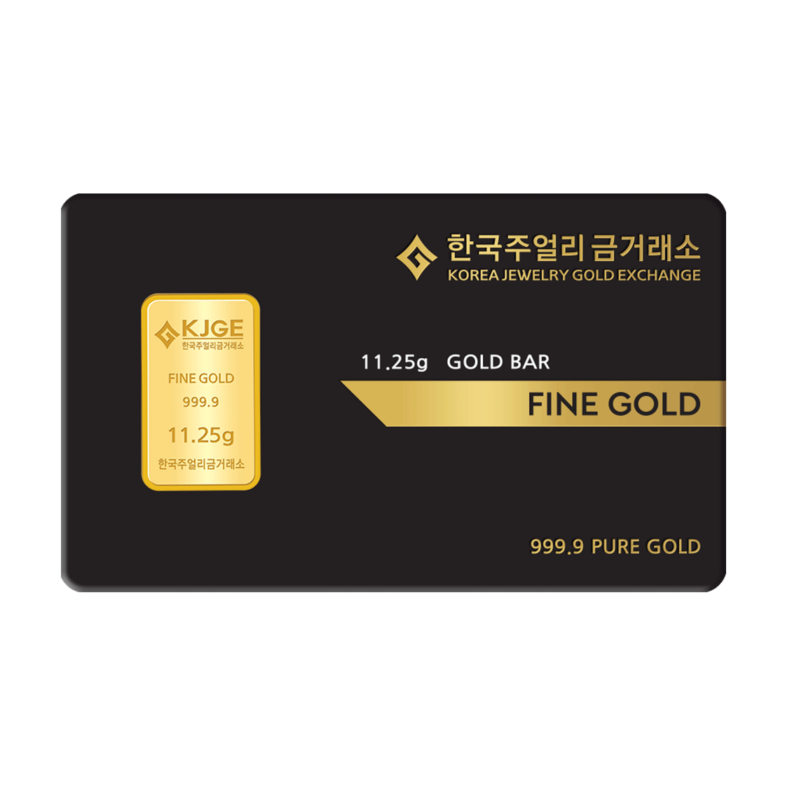 골드팡 24K 순금 시그니처 골드바 11.25g(GOLDPAND 24K Signature Gold Bar 11.25g) - 1
