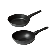 Silvat vellina IH Forging Frying Pan Set of 2 (28 Pan + 28 Wok)