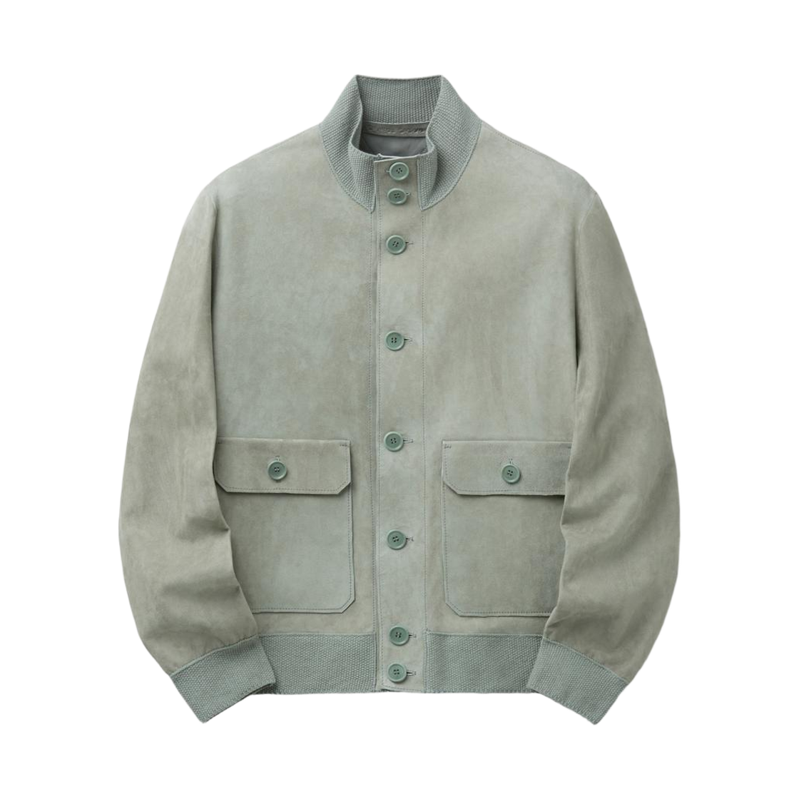 시리즈 살바토레 산토로 셔츠 레더 자켓 라이트 그레이(SERIES Salvatore Santoro Shirt Leather Jacket Light Gray)