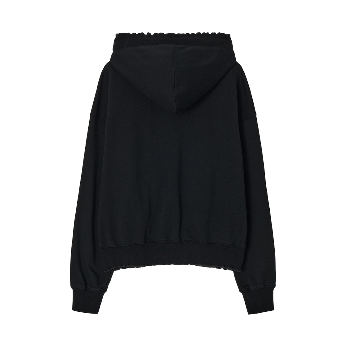 콜아웃뉴이어 코니 러플 후드 집업 / 블랙(CONY CONY Ruffle Hoodie Zip-Up / Black) - 2