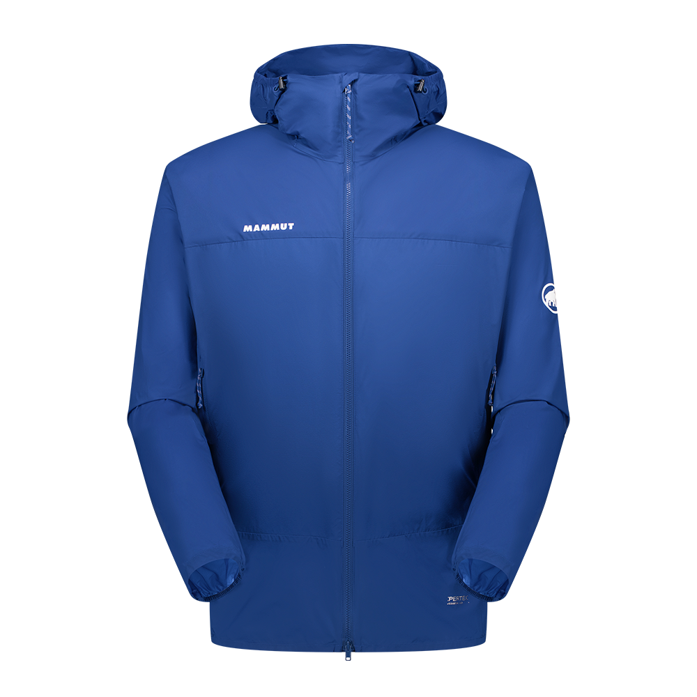 마무트 메론 울트라 라이트 윈드브레이커 후디드 자켓 AF 맨 다크 블루(MAMMUT Meron UL WB Hooded Jacket AF Men Dark Blue) - 1