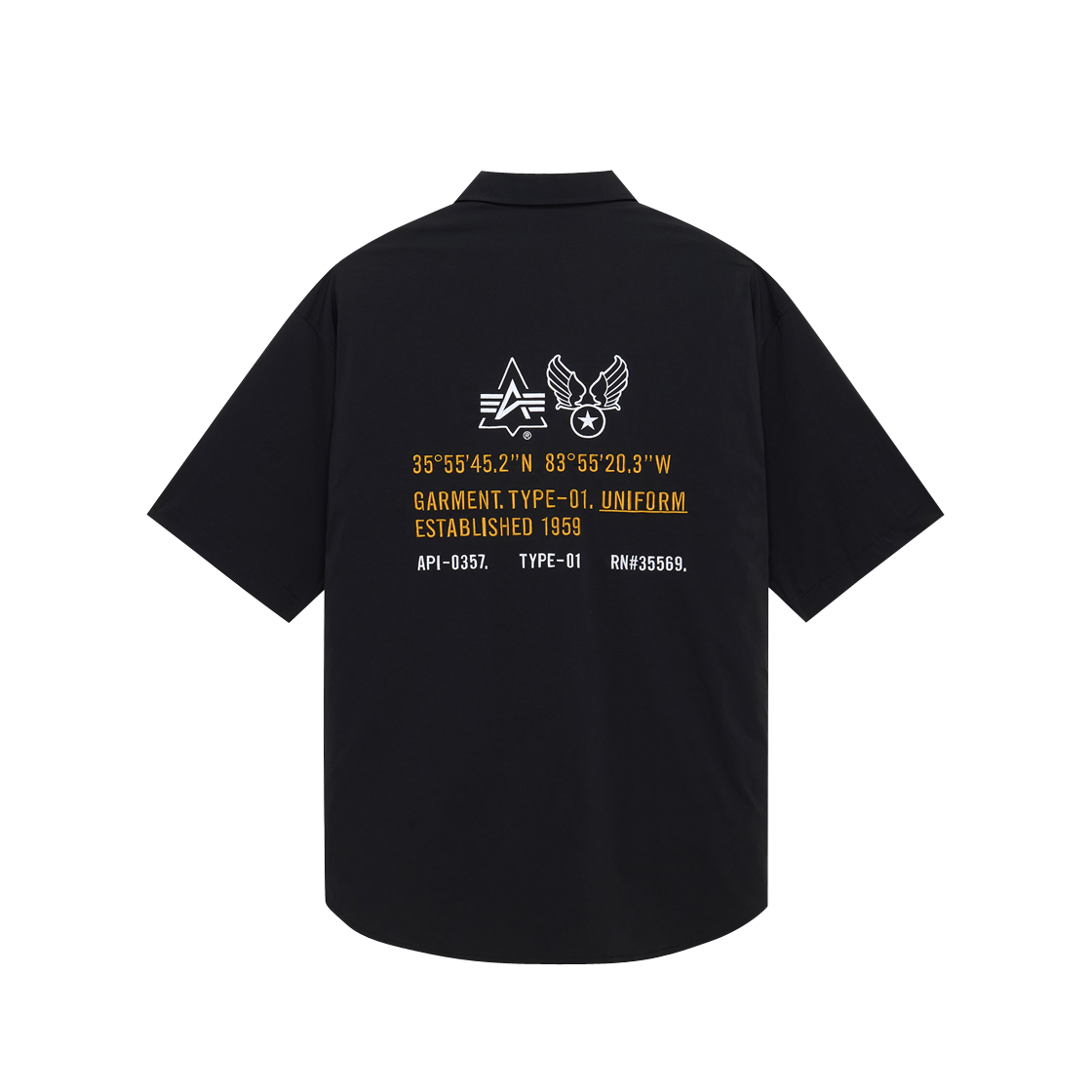 알파 인더스트리 SS 퍼티그 릴랙스드 데코 셔츠 블랙(ALPHA INDUSTRIES SS Fatigue Relaxed Deco Shirt Black) - 2