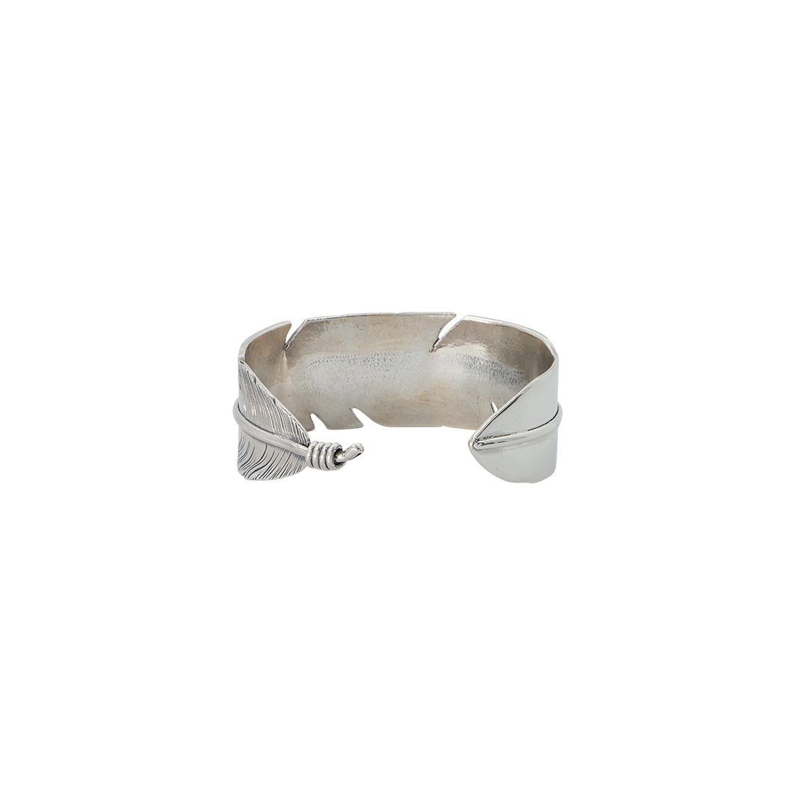 [KREAM 단독] 포크 바이 앤 페더 뱅글 실버 - 26SS([KREAM 단독] Folk/N Feather Bangle Silver - 26SS) - 2