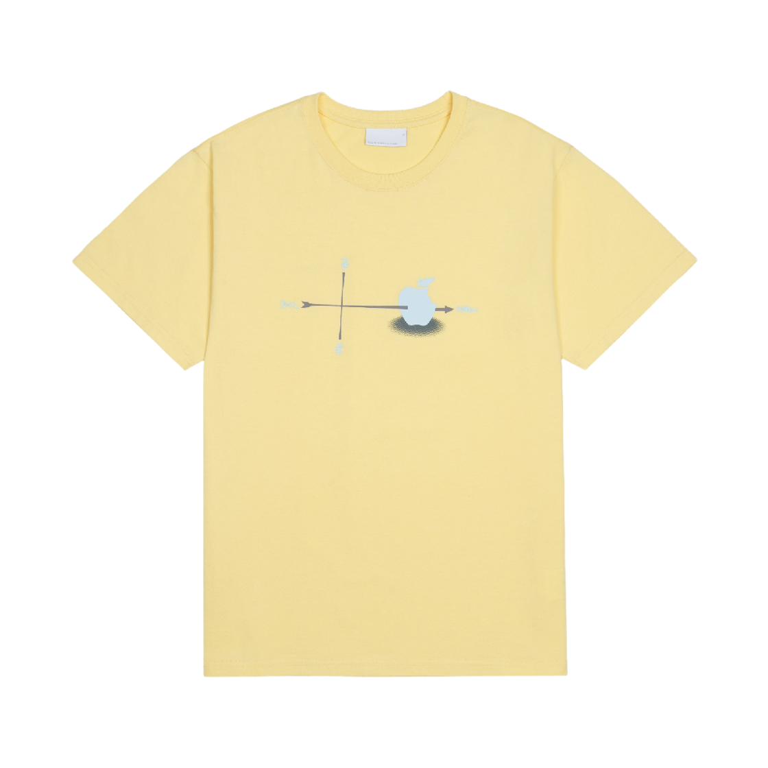 산산기어 피어스 티셔츠 옐로우(Sansan Gear Pierce T-Shirt Yellow)