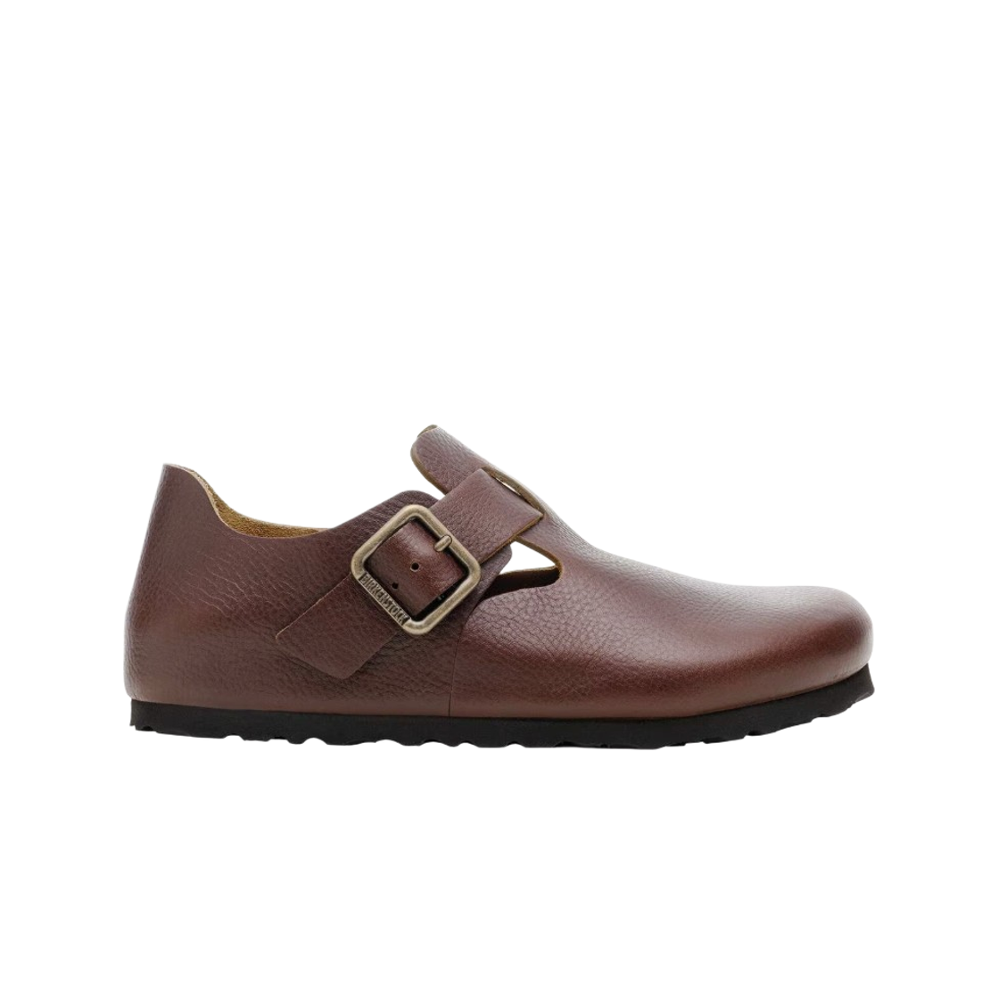 버켄스탁 런던 와이어 버클 내츄럴 레더 빈티지 우드 로스트 - 레귤러(Birkenstock London Wire Buckle Natural Leather Vintage Wood Roast - Regular) - 1