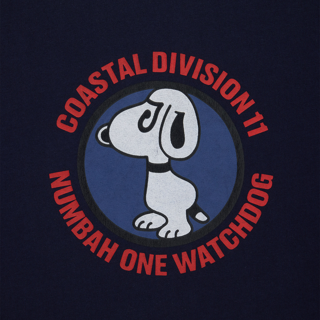 알파 인더스트리 릴랙스드 워치 독 티셔츠 레플리카 블루(ALPHA INDUSTRIES Relaxed Watch Dog Tee Replica Blue) - 3