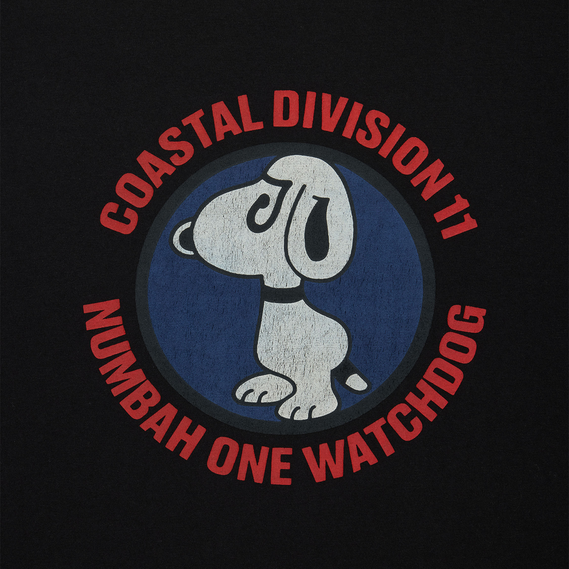 알파 인더스트리 릴랙스드 워치 독 티셔츠 블랙(ALPHA INDUSTRIES Relaxed Watch Dog Tee Black) - 3