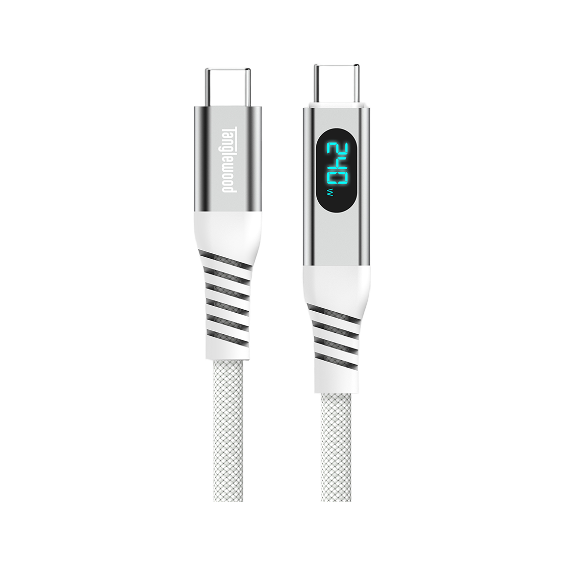 탱글우드 C to C LED 케이블 240W 20Gbps 2m(Tanglewood USB-C to USB-C LED Cable 240W 20Gbps 2m) - 2
