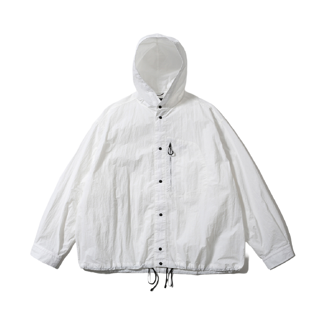 [더블적립][SS26] 모이프 보이후드 오버셔츠 화이트