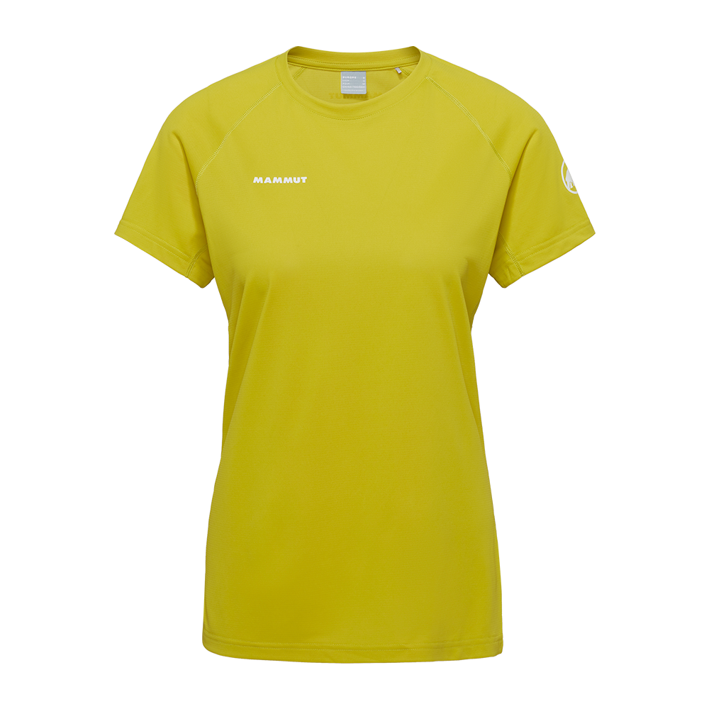 마무트 듀칸 퍼스트 레이어 티셔츠 AF 우먼 옐로우(MAMMUT Ducan FL T-Shirt AF Women Yellow)