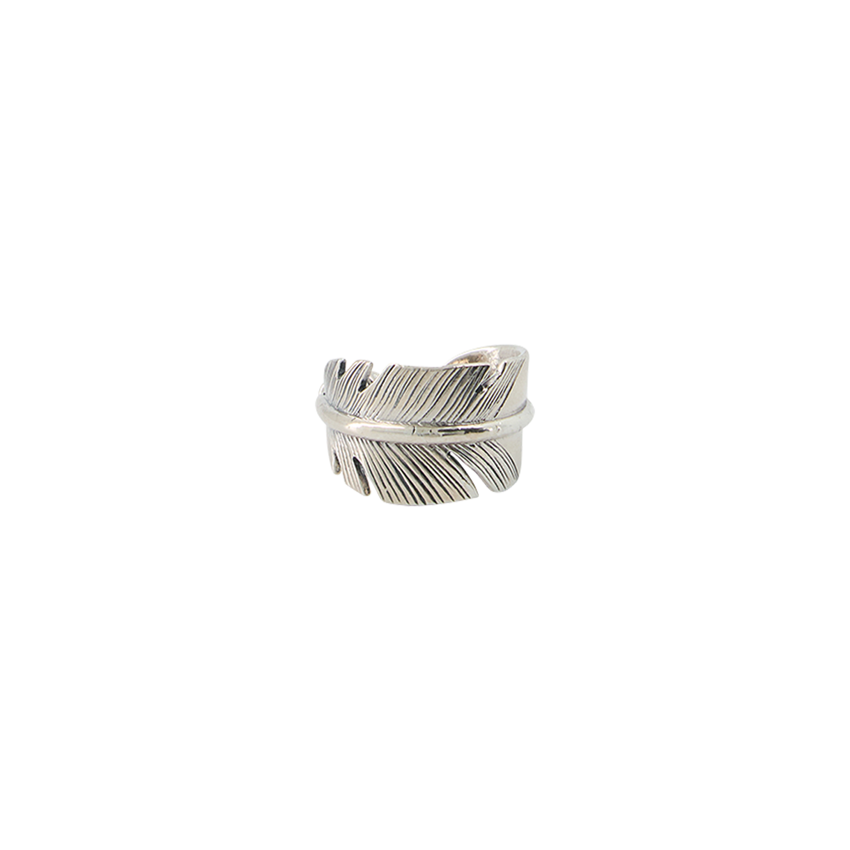 [KREAM 단독] 포크 바이 앤 페더 링 실버 - 26SS([KREAM 단독] Folk/N Feather Ring Silver - 26SS)