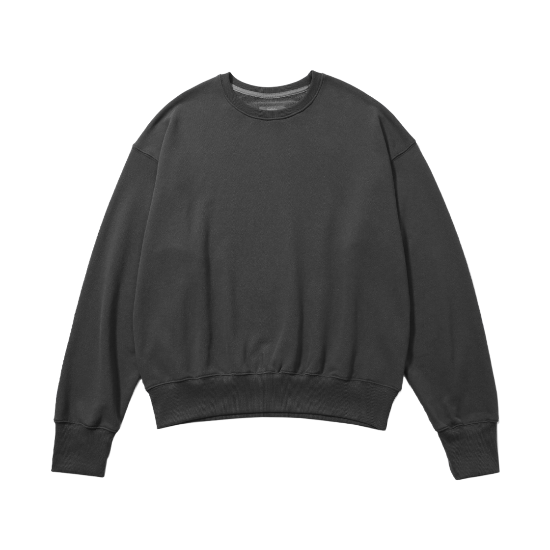 발루트 빈티지 롱립 스웻셔츠 차콜 피그먼트