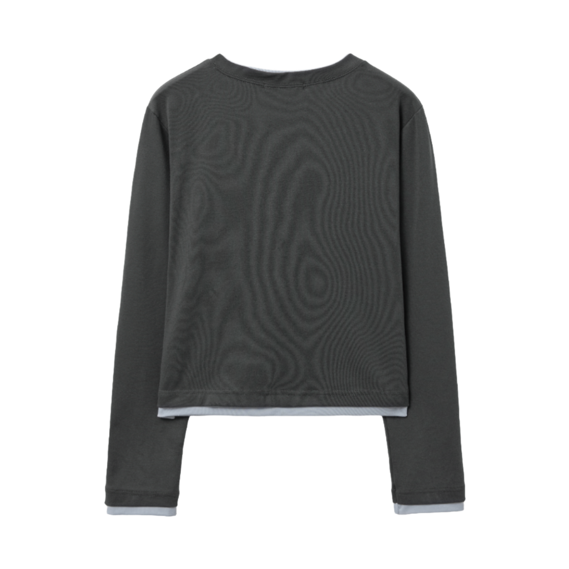 슬릭글로우 컬러 레이어드 버튼 롱 슬리브 차콜(SLEEKGLOW Color Layered Button Long Sleeve Charcoal) - 2