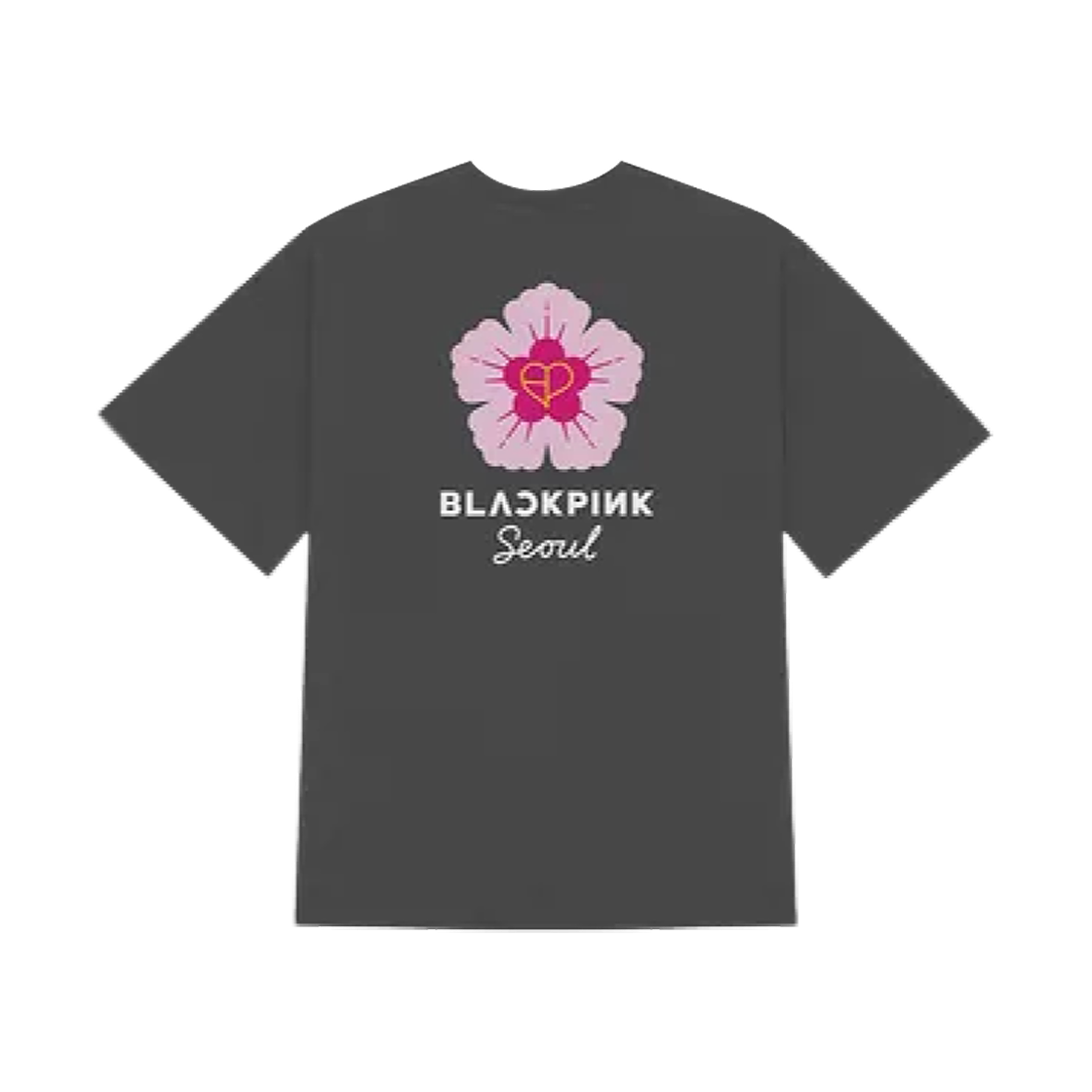 블랙핑크 데드라인 서울 티셔츠 타입1 차콜(Blackpink Deadline Seoul T-Shirt Type1 Charcoal) - 2