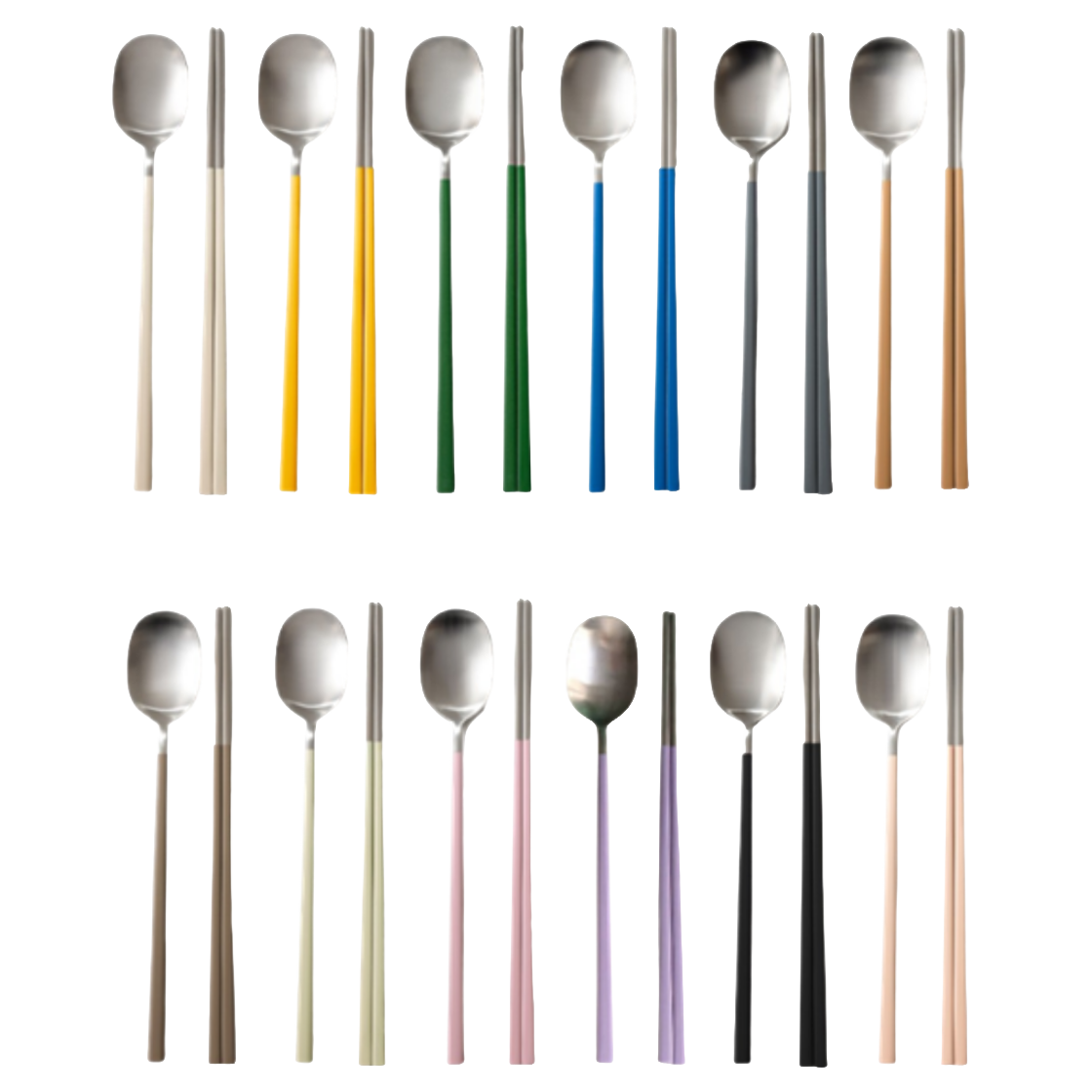 - MELOSESHOP Cutlery Set (12Color)