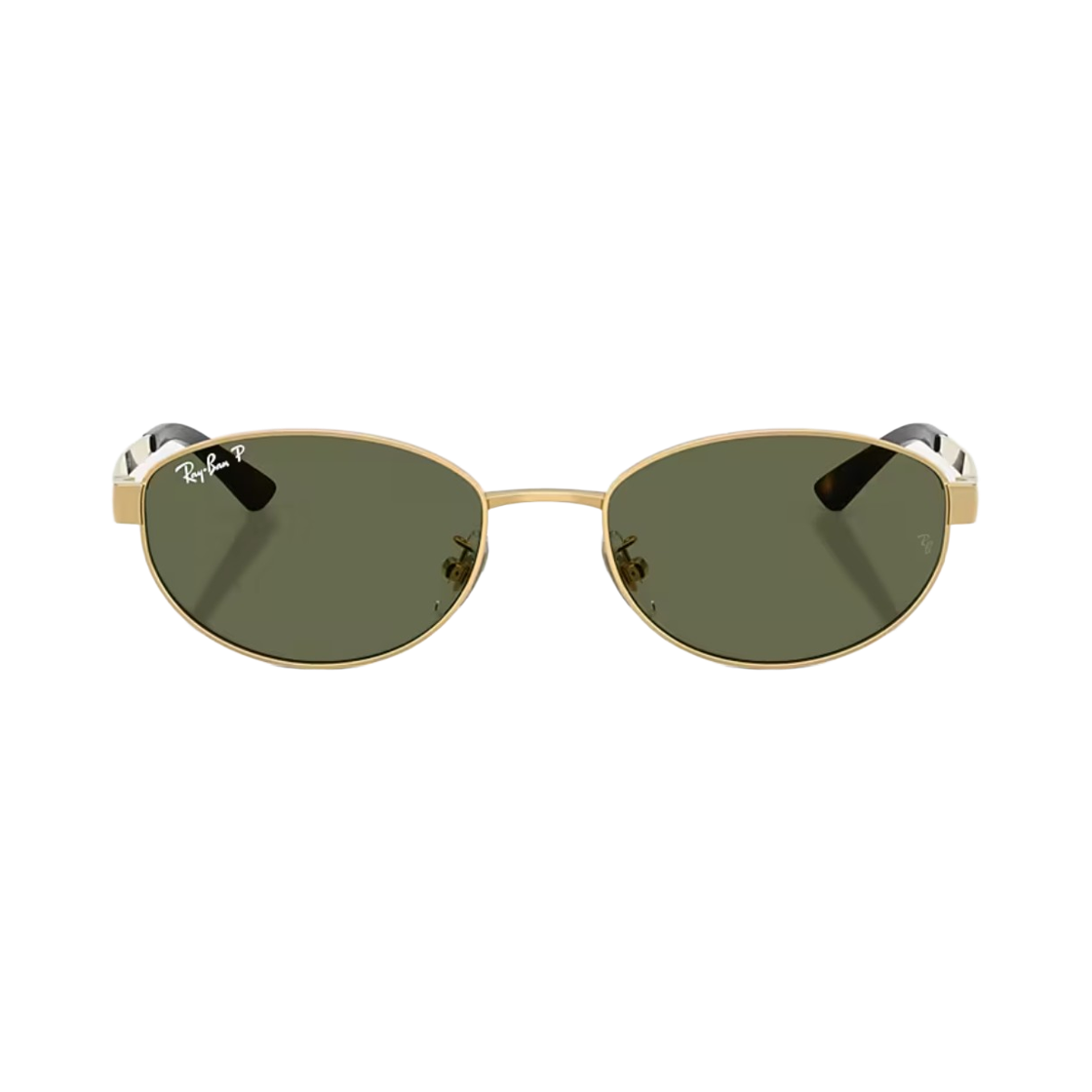 레이밴 RB3774D 폴리쉬드 아리스타 골드 프레임 다크 그린 편광 렌즈 로우 브릿지 핏(Ray-Ban RB3774D Polished Arista Gold Frame Dark Green Polarized Lenses Low Bridge Fit)