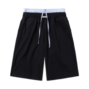 SLEEKGLOW Boxer Trunk Bermuda Pants Black