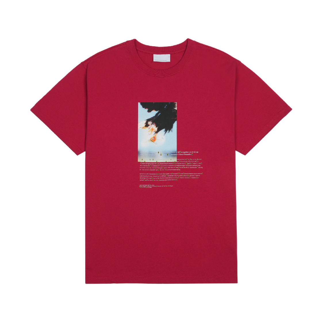 SG26SSTOTS010 Sansan Gear Over Tech T-Shirt Red