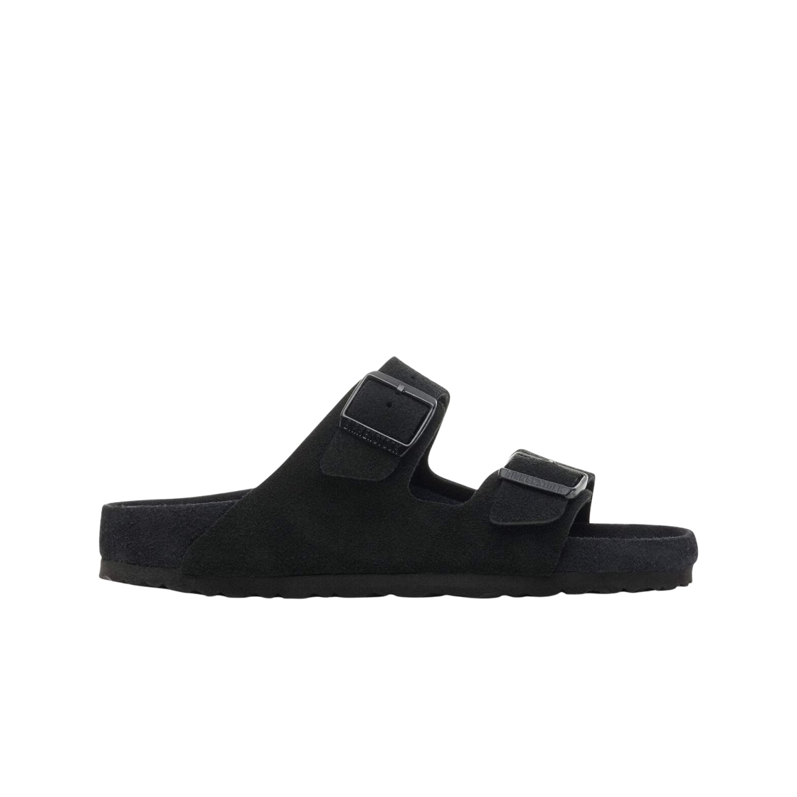 1030833 Birkenstock Arizona Suede Leather Black - Narrow