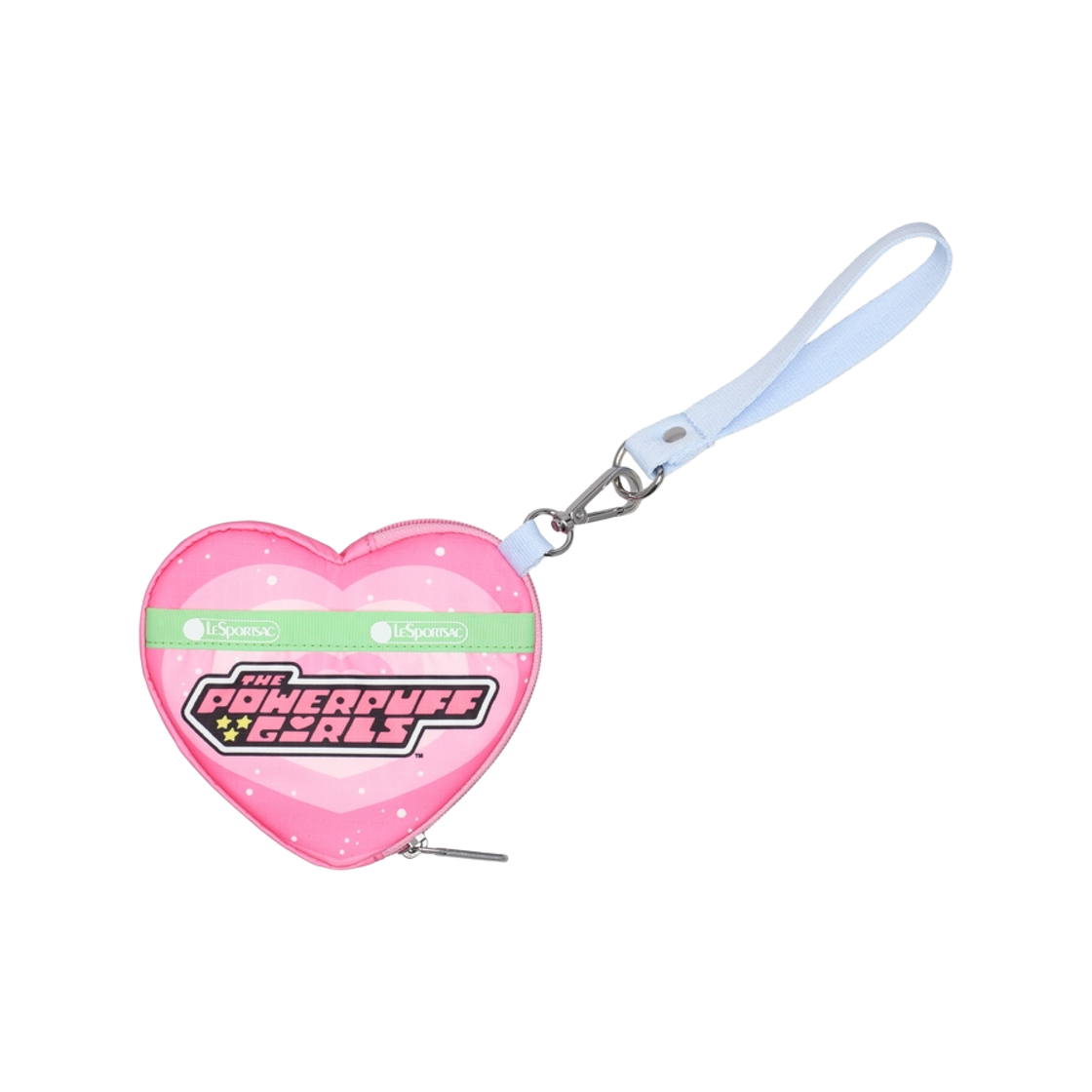 레스포색 파워퍼프걸 핑크 하트 리스틀릿(Lesportsac PPG Pink Heart Wristlet) - 5
