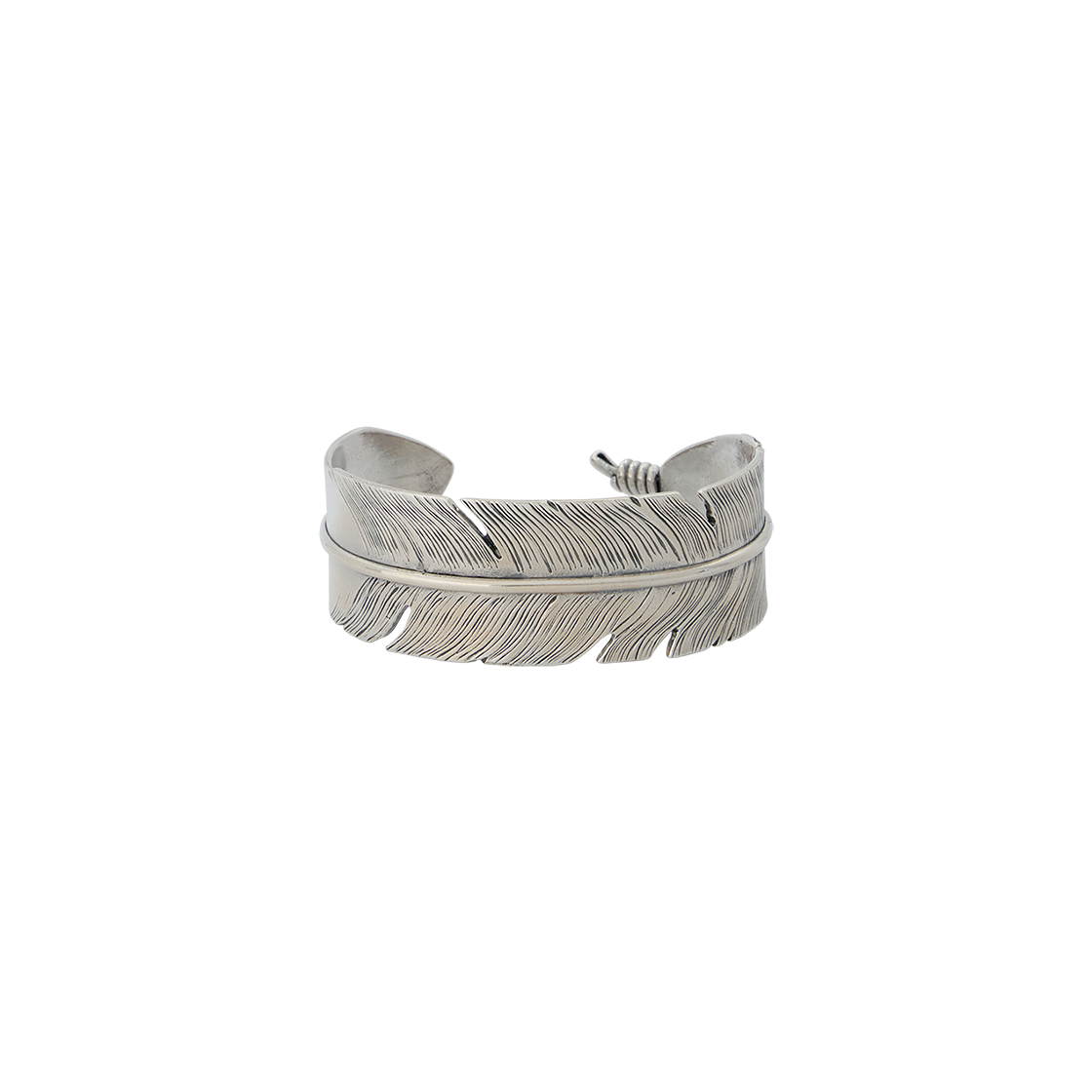 [KREAM 단독] 포크 바이 앤 페더 뱅글 실버 - 26SS([KREAM 단독] Folk/N Feather Bangle Silver - 26SS)