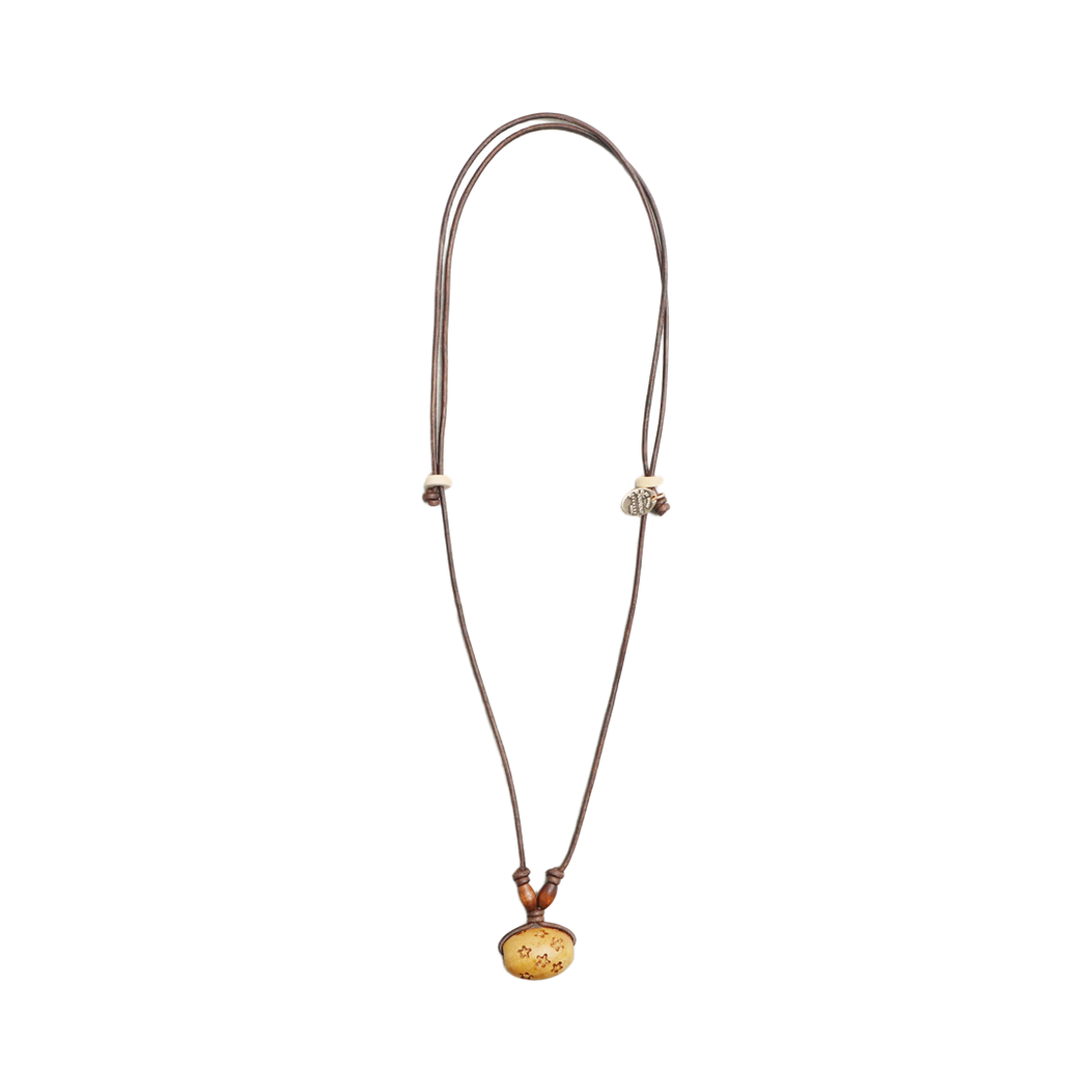 토우토우아카이브 스타 에그 목걸이 브라운(TOWTOW.ARCHIVE Star Egg Necklace Brown)