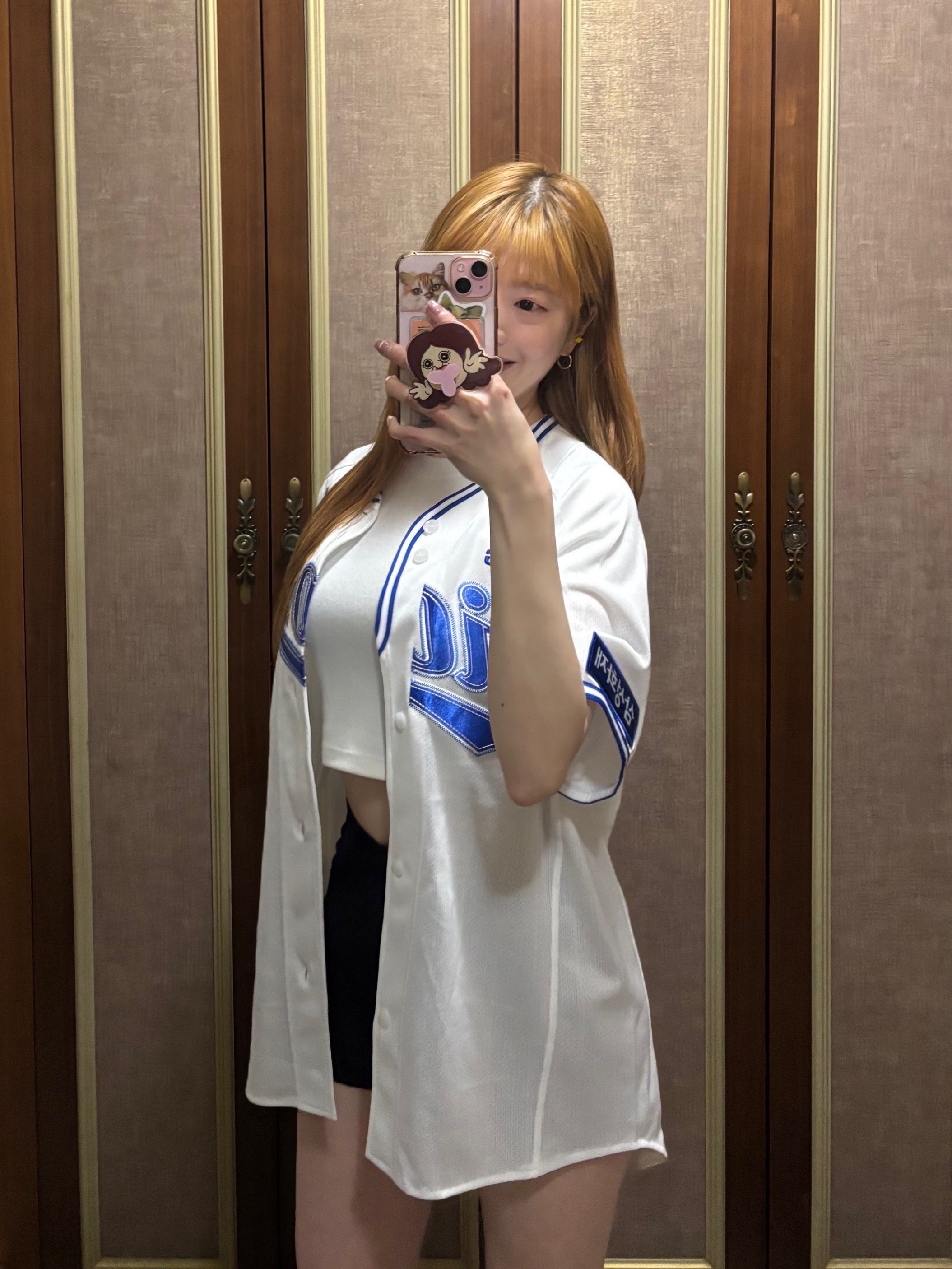 Samsung Lions 2025 Professional Home Uniform White (Non Marking Ver.) 착용 스타일 - 7
