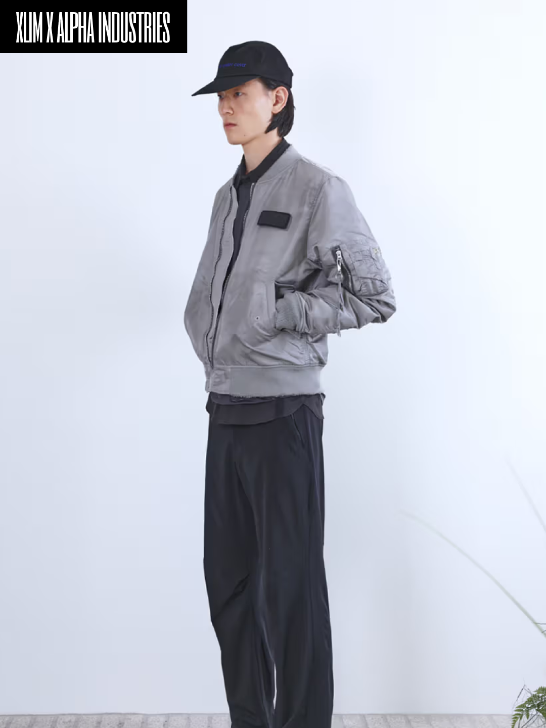 Xlim x Alpha Industries Ep.9 03 Jacket Light Gray 착용 스타일 - 4